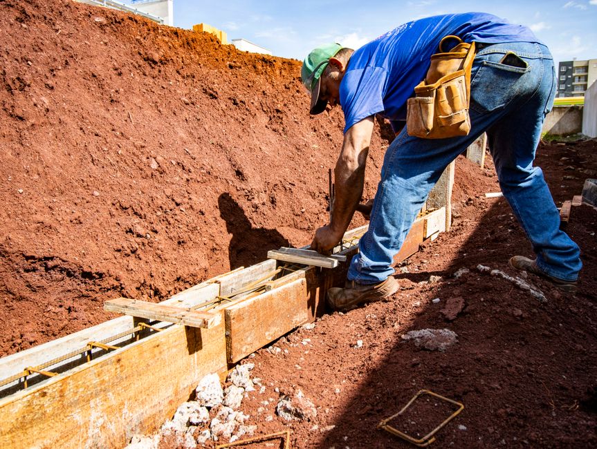 Trabajador de construcción en una obra del sur de la Florida
